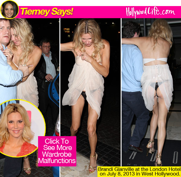 Brandi Glanville Drunk Wardrobe Malfunction