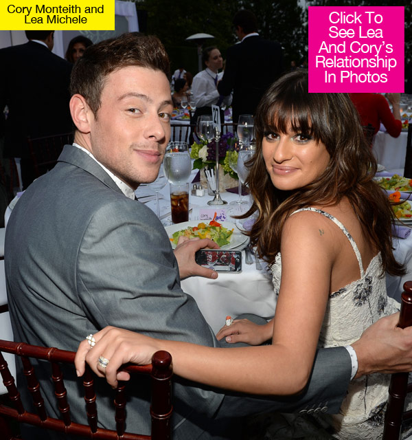 Cory Monteith Lea Michele Relationship History