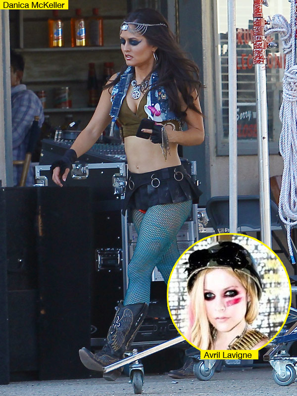 Danica McKellar Video Shoot