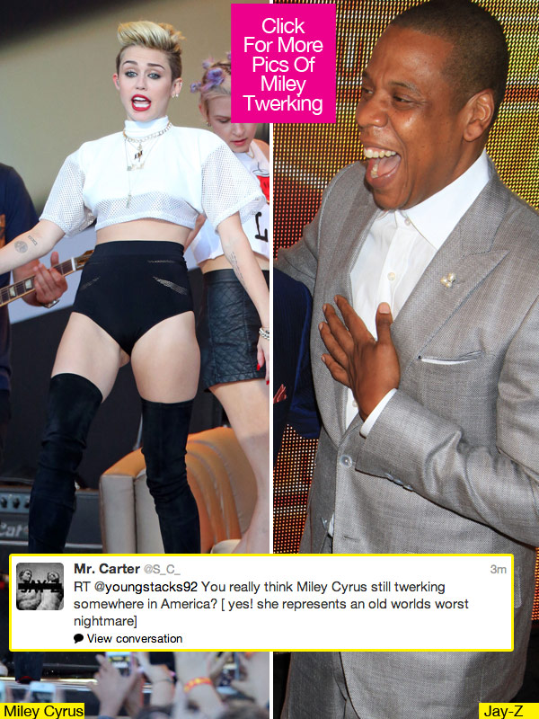Miley Cyrus Jay-Z Diss