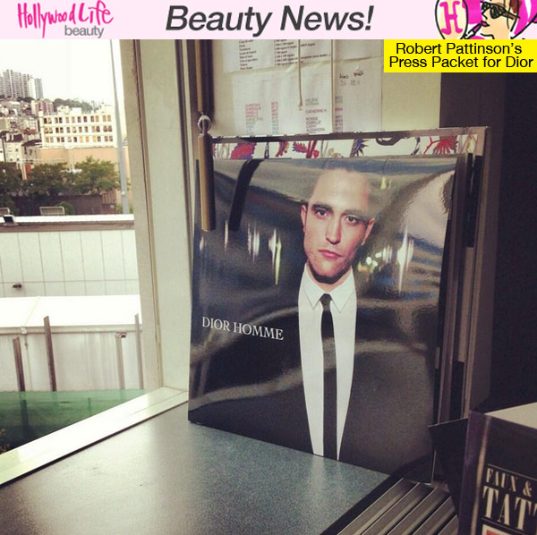 Robert Pattinson Dior Homme Press Kit