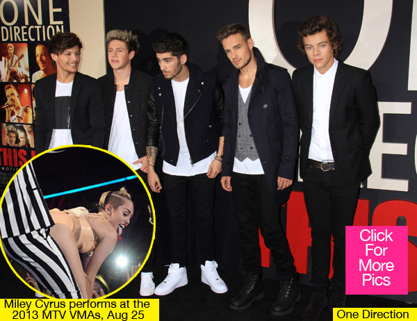 One Direction Reacts Miley Cyrus VMA Performance