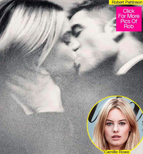 Camille Rowe Robert Pattinson Kiss