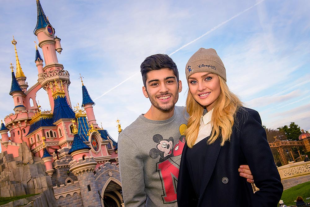 Zayn Malik and Perrie Edwards celebrate Zayn’s 21st birthday with a visit to Disneyland Paris, France - 08 Jan 2014