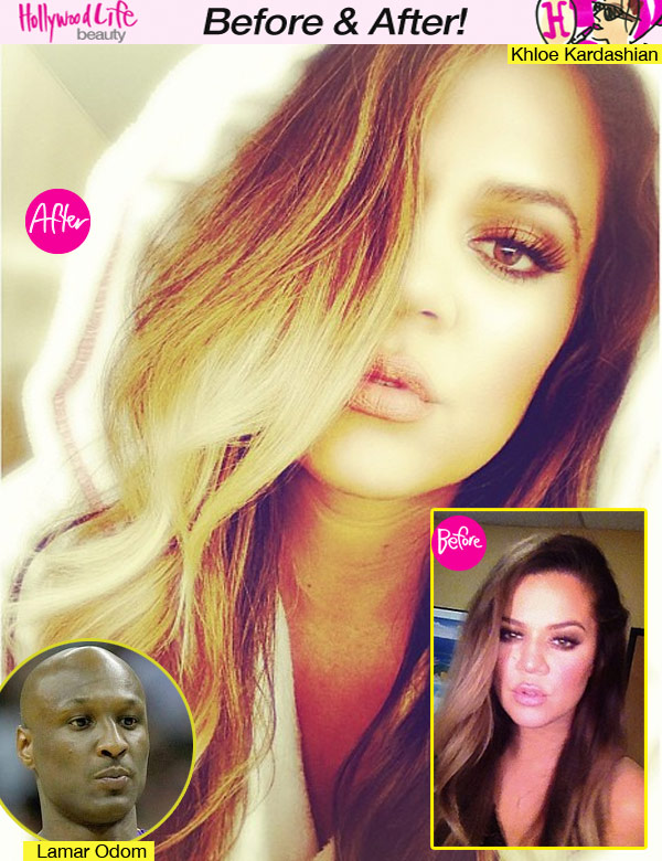 Khloe Kardashian Blonde Hair