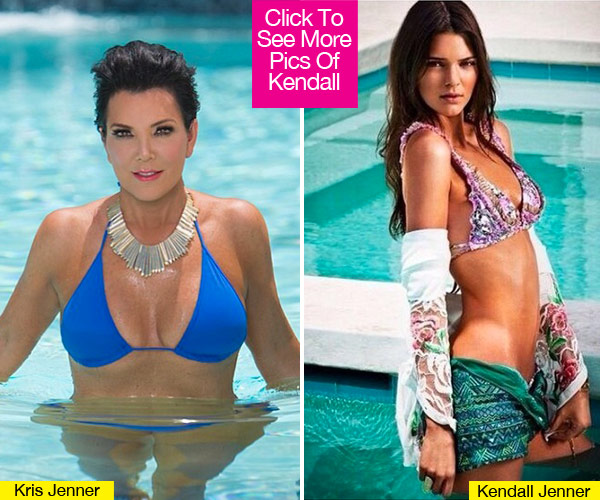 Kris Jenner Kendall Jenner Bikini