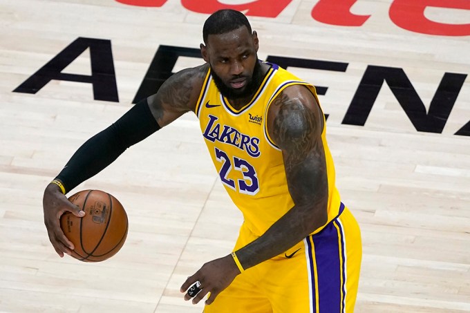 LeBron James in the Lakers