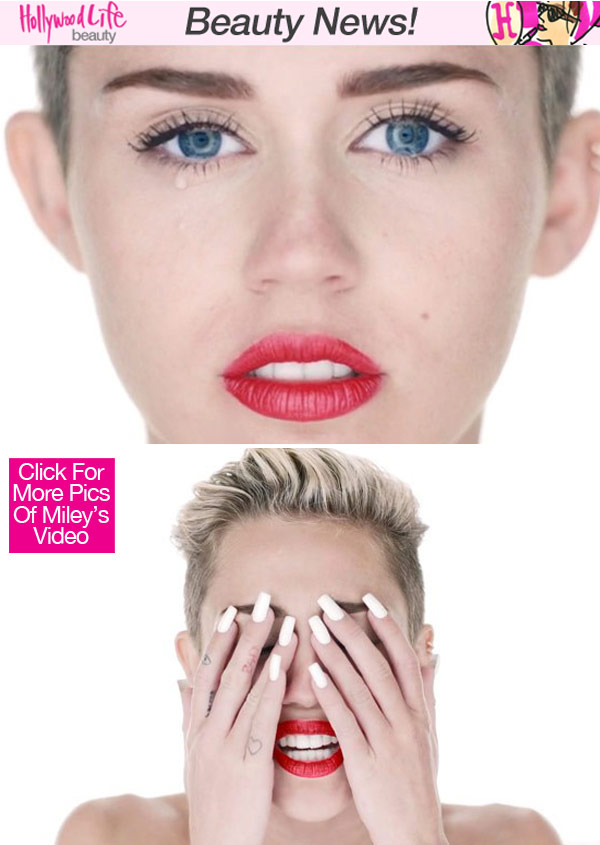 Miley Cyrus Makeup Wrecking Ball