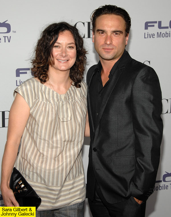 Sara Gilbert Johnny Galecki