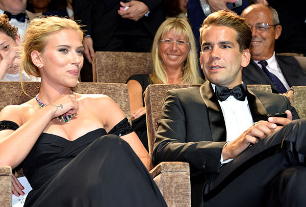 Scarlett Johansson and Romain Dauriac