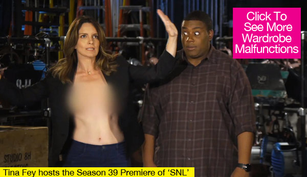 Tina Fey Second Wardrobe Malfunction