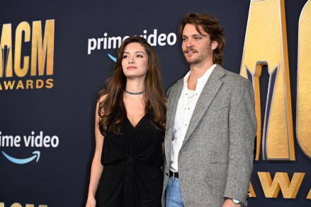 Bianca Grimes and Luke Grimes
Academy of Country Music Awards, Arrivals, Las Vegas, Nevada, USA - 07 Mar 2022