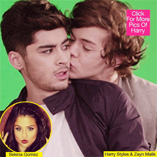 Harry Styles Selena Gomez Kiss