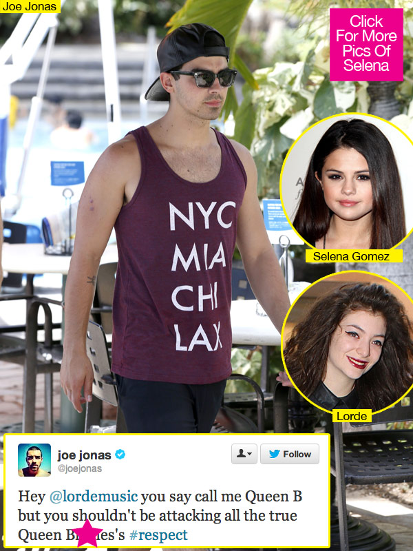 Lorde Joe Jonas Diss