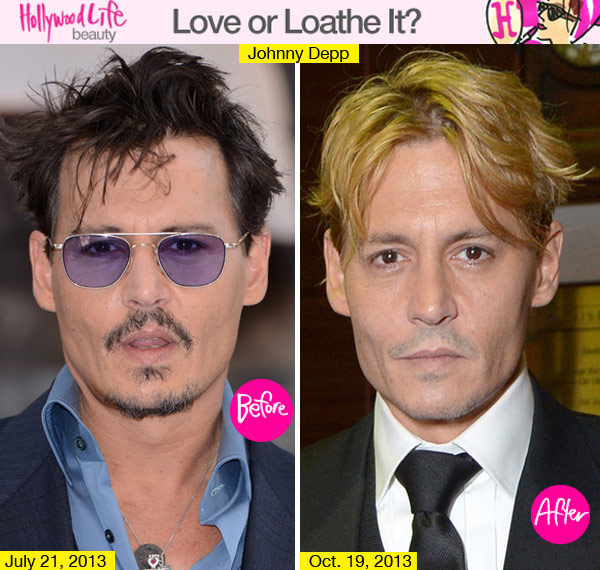 Johnny Depp Blond Hair