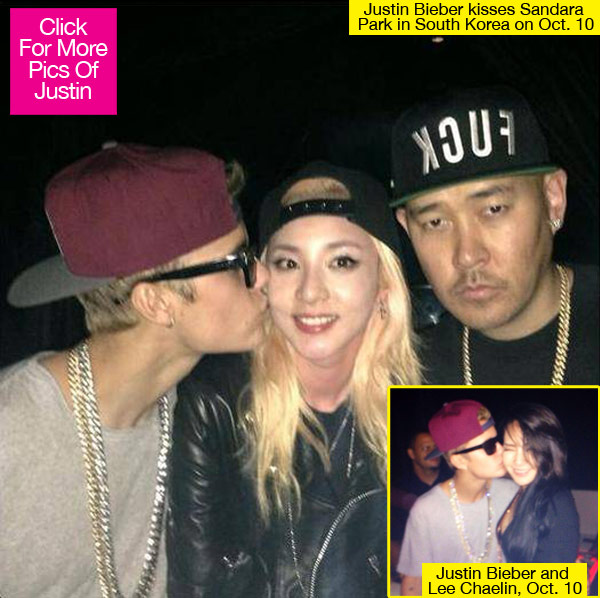 Justin Bieber Kissing