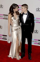 Selena Gomez and Justin BieberAmerican Music Awards, Arrivals, Los Angeles, America - 20 Nov 2011