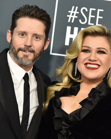 Brandon Blackstock and Kelly Clarkson25th Annual Critics' Choice Awards, Arrivals, Barker Hanger, Los Angeles, USA - 12 Jan 2020