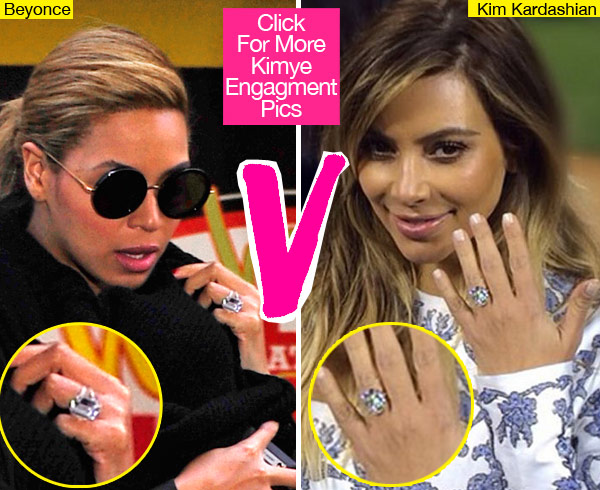 Kim Kardashian Beyonce Engagement Ring