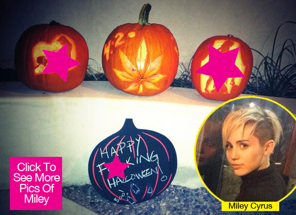 Miley Cyrus Pumpkins