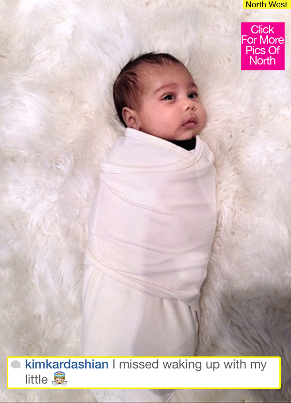 North West Photo Kim Kardashian Baby Daughter Pic