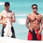Cancun, MEXICO  - "Jersey Shore" alums Vinny Guadagnino and Pauly D have a little bromance and enjoy the sunshine in Cancun, Mexico.  The duo hopped on some jet skis for a little fun in the water, showing off their fit bodies.

Pictured: Vinny Guadagnino, Pauly D

BACKGRID USA 21 MARCH 2019 

USA: +1 310 798 9111 / usasales@backgrid.com

UK: +44 208 344 2007 / uksales@backgrid.com

*UK Clients - Pictures Containing Children
Please Pixelate Face Prior To Publication*