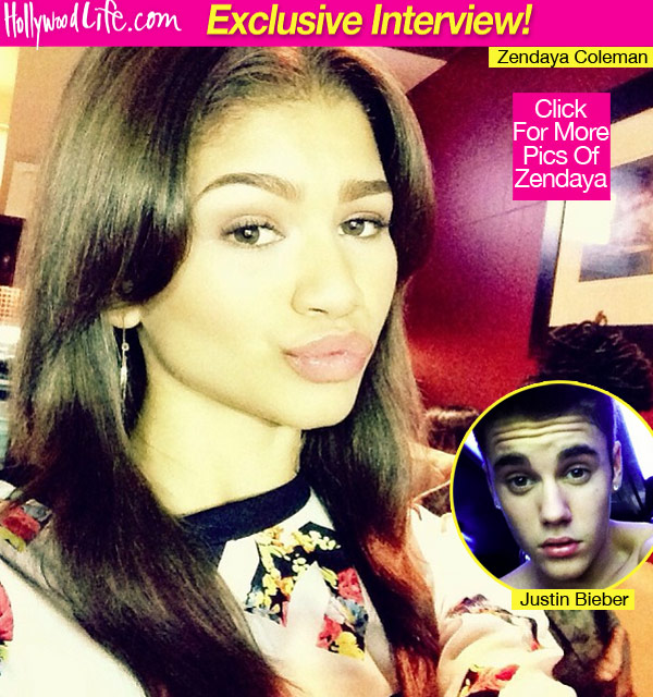 Zendaya Coleman Obsessed Justin Bieber