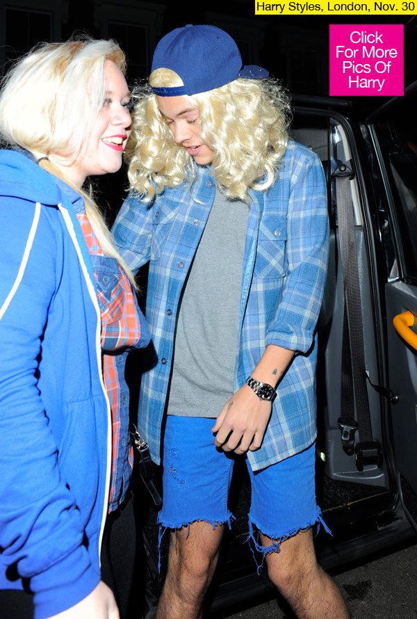 Harry Styles Blond Wig