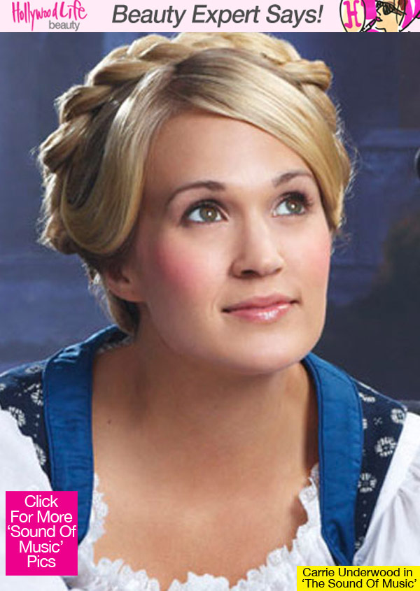 Carrie Underwood Sound Of Music Hair