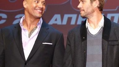 The Rock Paul Walker