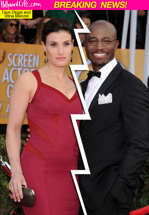 Taye Diggs Idina Menzel Split