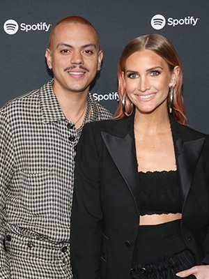 Evan Ross and Ashlee Simpson