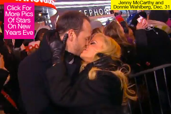 Donnie Wahlberg Jenny McCarthy Kiss