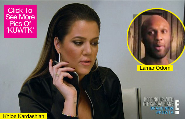 Khloe Kardashian Phone Call Lamar Odom