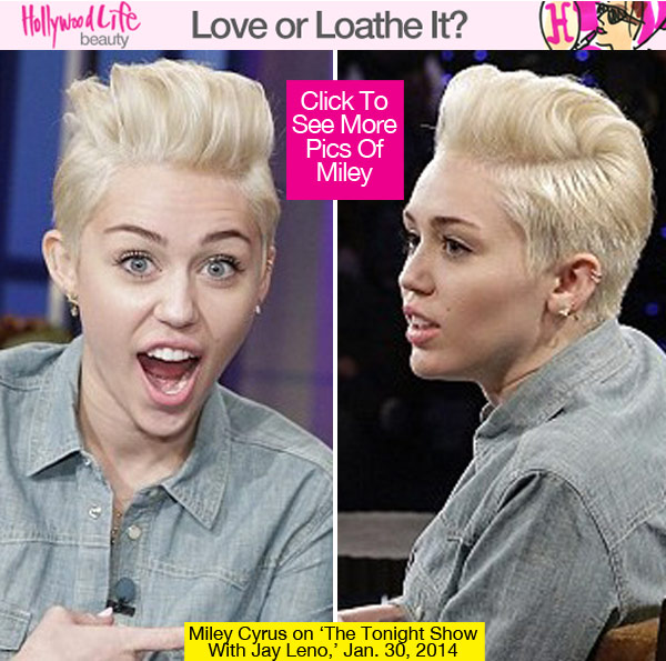 Miley Cyrus Hair Jay Leno