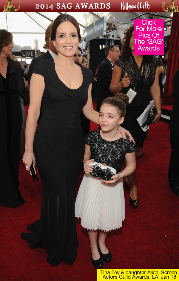 Tina Fey Daughter SAG Awards