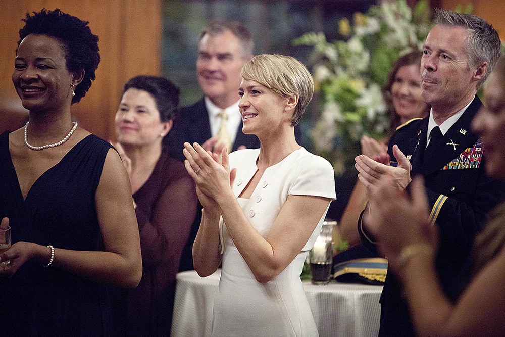 Editorial use only. No book cover usage.
Mandatory Credit: Photo by Netflix/Kobal/Shutterstock (5886013am)
Robin Wright
House Of Cards - 2013
Netflix
USA
Television