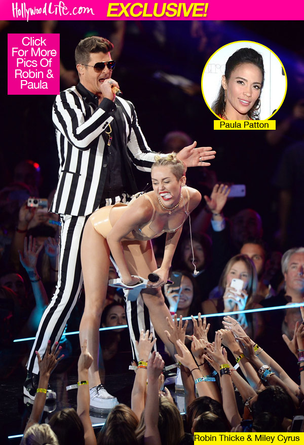 Miley Cyrus Paula Patton Robin Thicke Break Up
