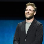 Seth Rogen, Producer, from 'Long Shot' speaking at Lionsgate's CinemaCon presentation at the Colosseum at Caesar's Palace
Lionsgate CinemaCon Presentation at the Colosseum at Caesar's Palace, Las Vegas, USA - 04 Apr 2019