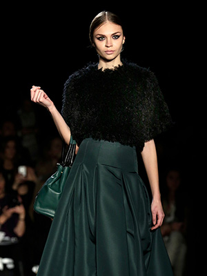 The Christian Siriano Fall 2014 collection is modeled during Fashion Week in New YorkNY Fashion Week Christian Siriano, New York, USA