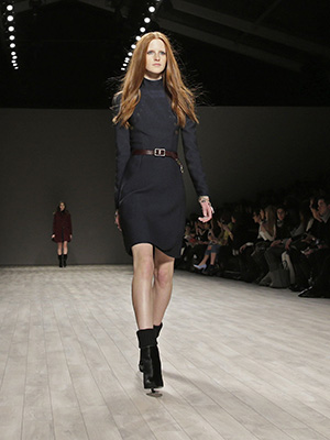 A Model Presents a Creation From the Fall/winter 2014 Collection by Jill Stuart During the Mercedes-benz Fashion Week in New York New York Usa 08 February 2014 the Fall Winter 2014 Collections Are Presented From 06 to 13 February United States New YorkUsa New York Fashion Week - Feb 2014