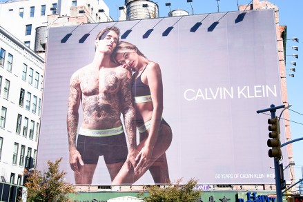 Justin and Hailey Bieber on Calvin Klein Billboard
Houston Street, NY

Pictured: GV,General View
Ref: SPL5124352 241019 NON-EXCLUSIVE
Picture by: Janet Mayer / SplashNews.com

Splash News and Pictures
Los Angeles: 310-821-2666
New York: 212-619-2666
London: +44 (0)20 7644 7656
Berlin: +49 175 3764 166
photodesk@splashnews.com

World Rights