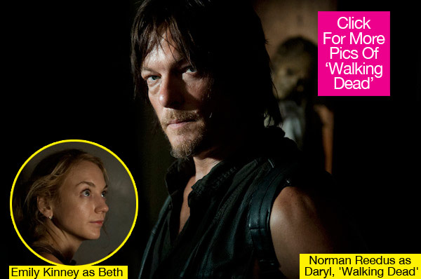 Walking Dead Daryl and Beth Drinking