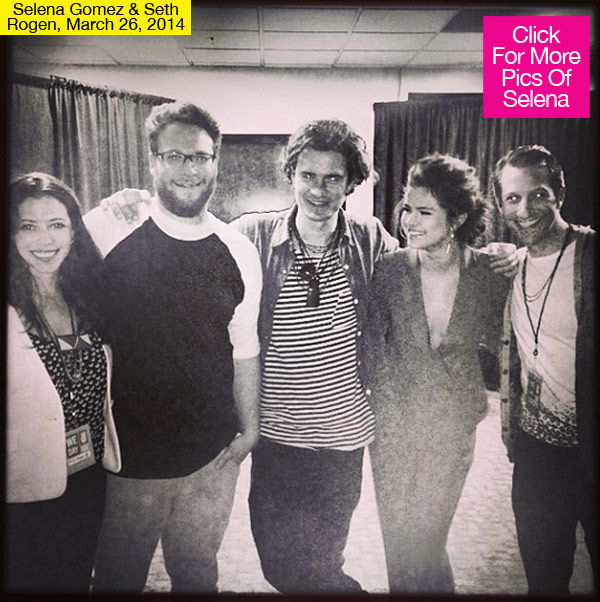 Seth Rogen Selena Gomez Hang Out