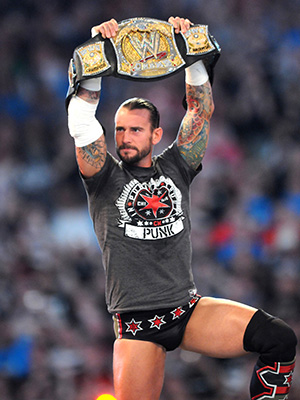 CM PunkWrestlemania XXVIII, Sun Life Stadium, Miami, America - 01 Apr 2012