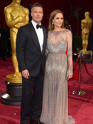 Brad Pitt and Angelina Jolie86th Annual Academy Awards Oscars, Arrivals, Los Angeles, America - 02 Mar 2014