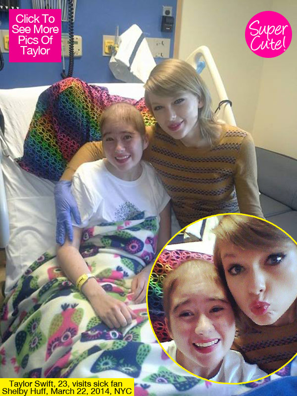 Taylor Swift Visits Cancer Kids