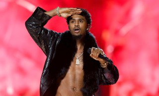 Trey Songz performs at the BET Awards at the Microsoft Theater on Sunday, June 25, 2017, in Los Angeles. (Photo by Matt Sayles/Invision/AP)