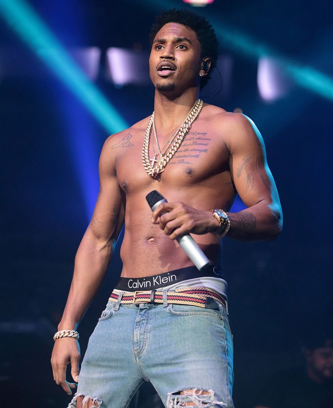 Trey Songz Shirtless