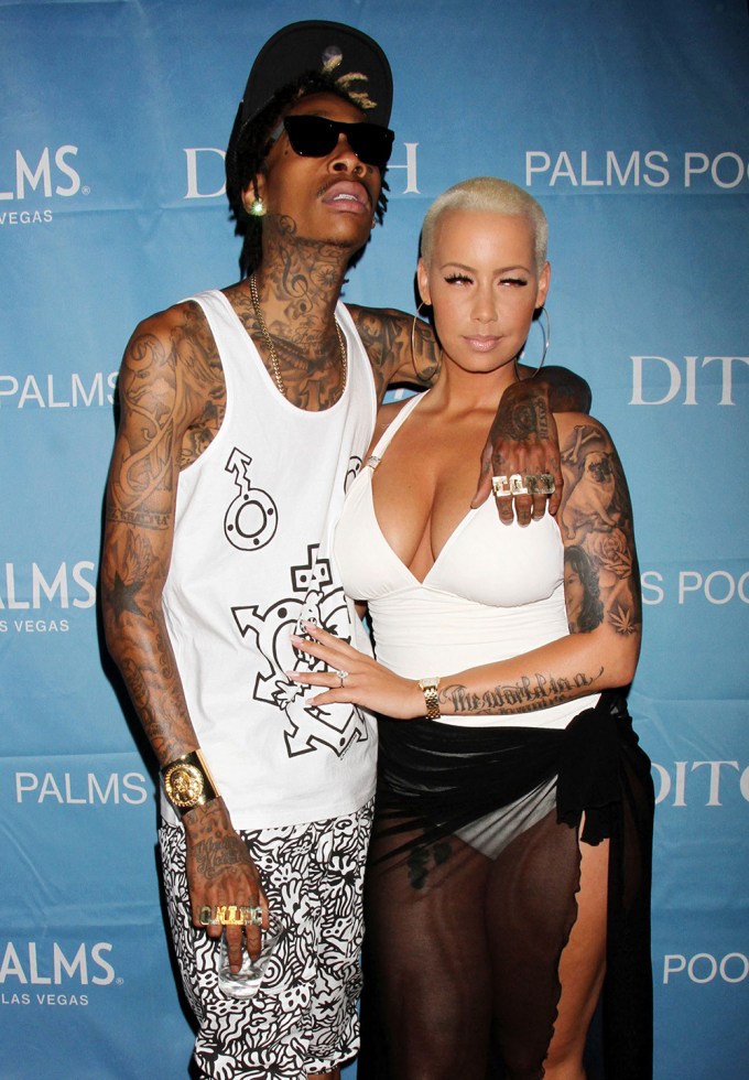 Amber Rose & Wiz Khalifa In Las Vegas